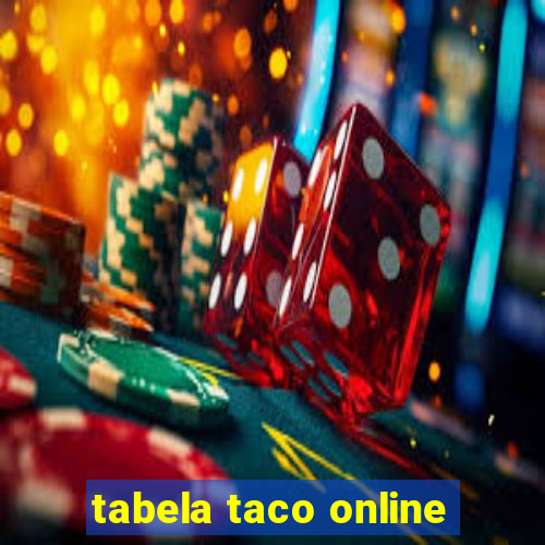 tabela taco online